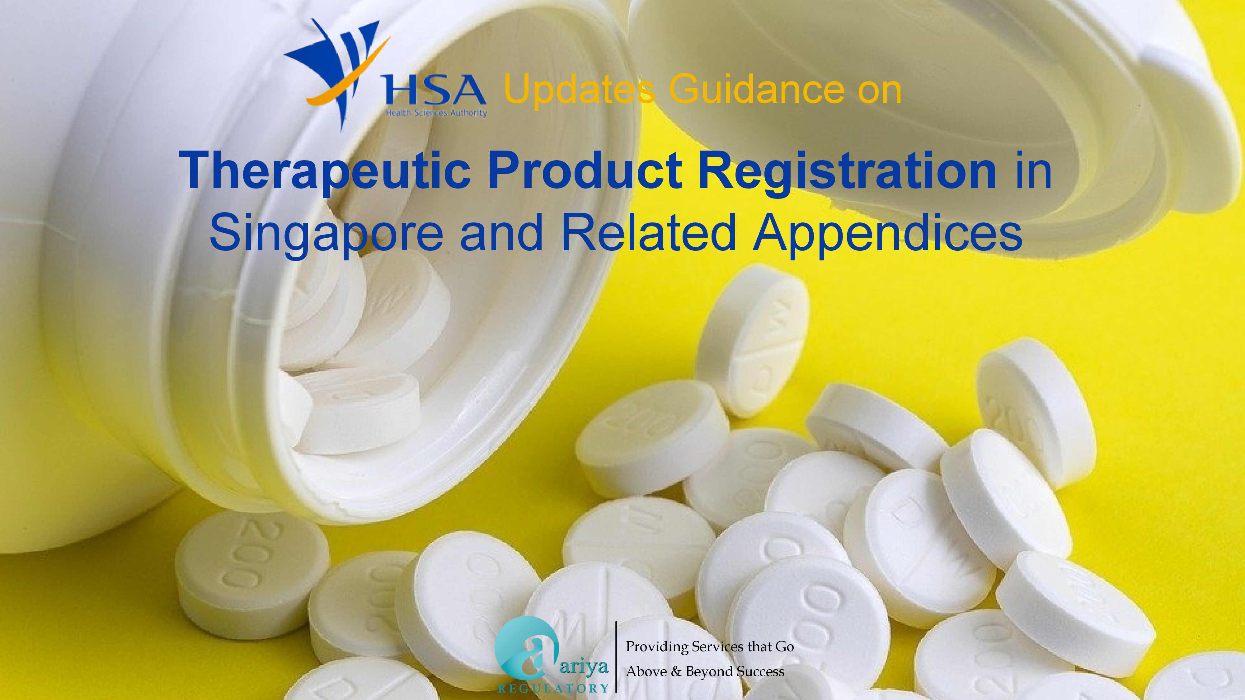 HSA, Singapore Updates Guidance on Therapeutic Product Registration and Related Appendices